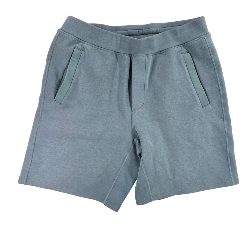 Ten Thousand Midweight Tech Training Shorts Teal Blue Mens 32" Gym Activewear